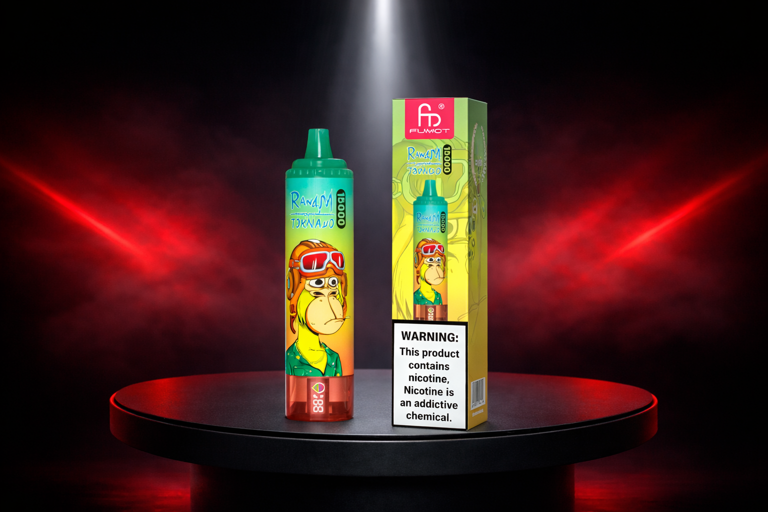 Fumot Tornado 15K - popularne jednorazówki efajki